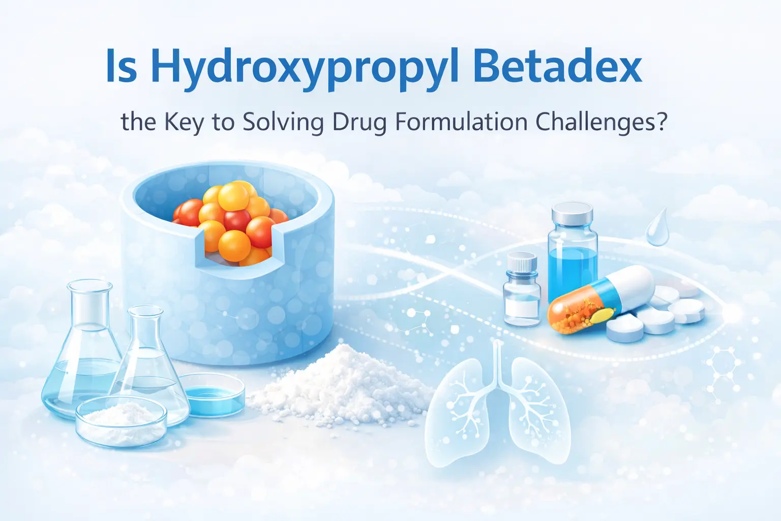 Je Hydroxypropyl Betadex klíčem k řešení problémů s formulací léků?