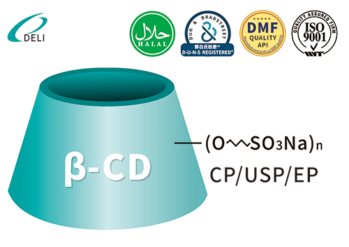 Betadex Sulfobutyl Ether Sodium CAS 182410-00-0 SBECD