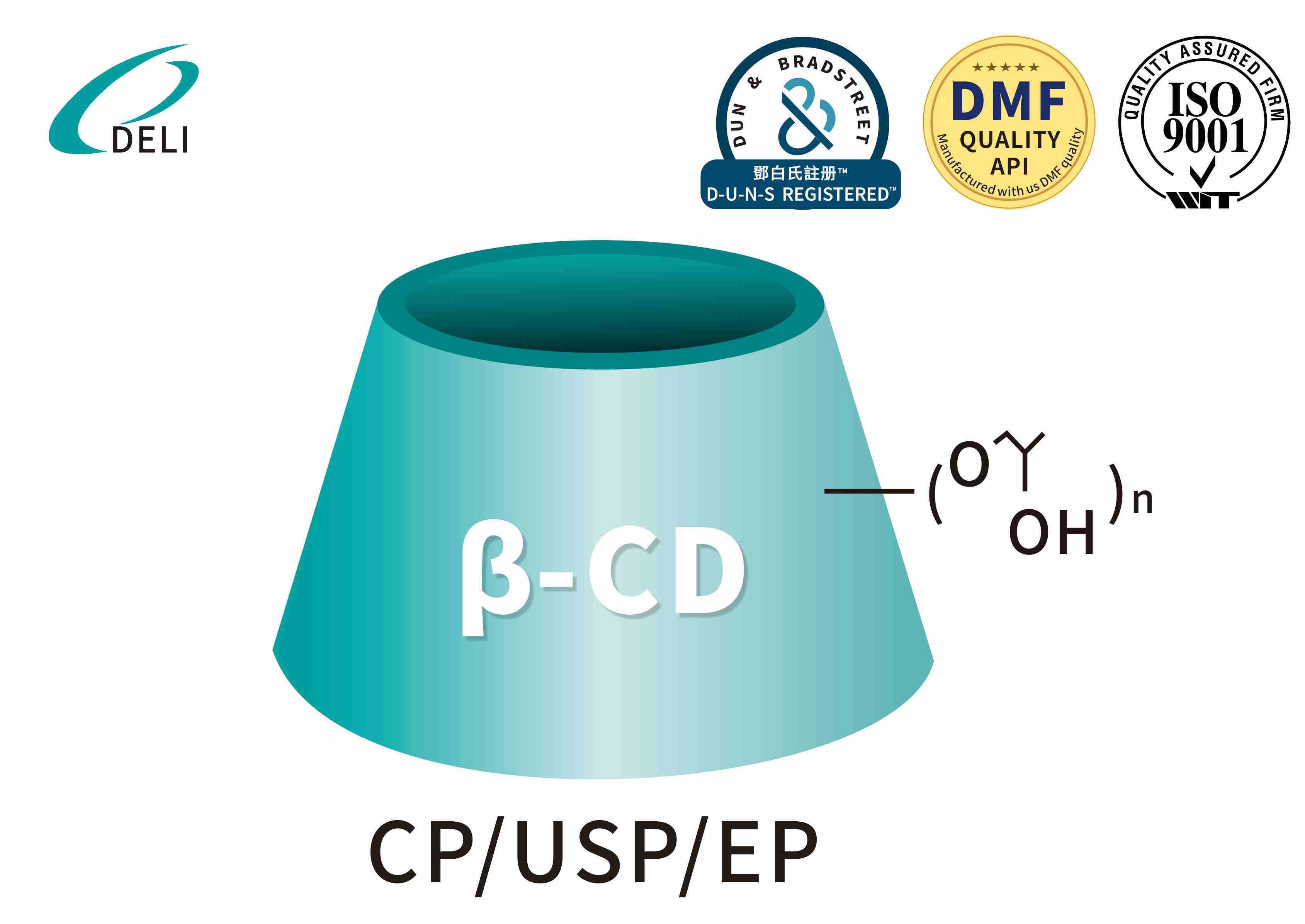 Hydroxypropyl beta cyklodextrin CAS 128446-35-5